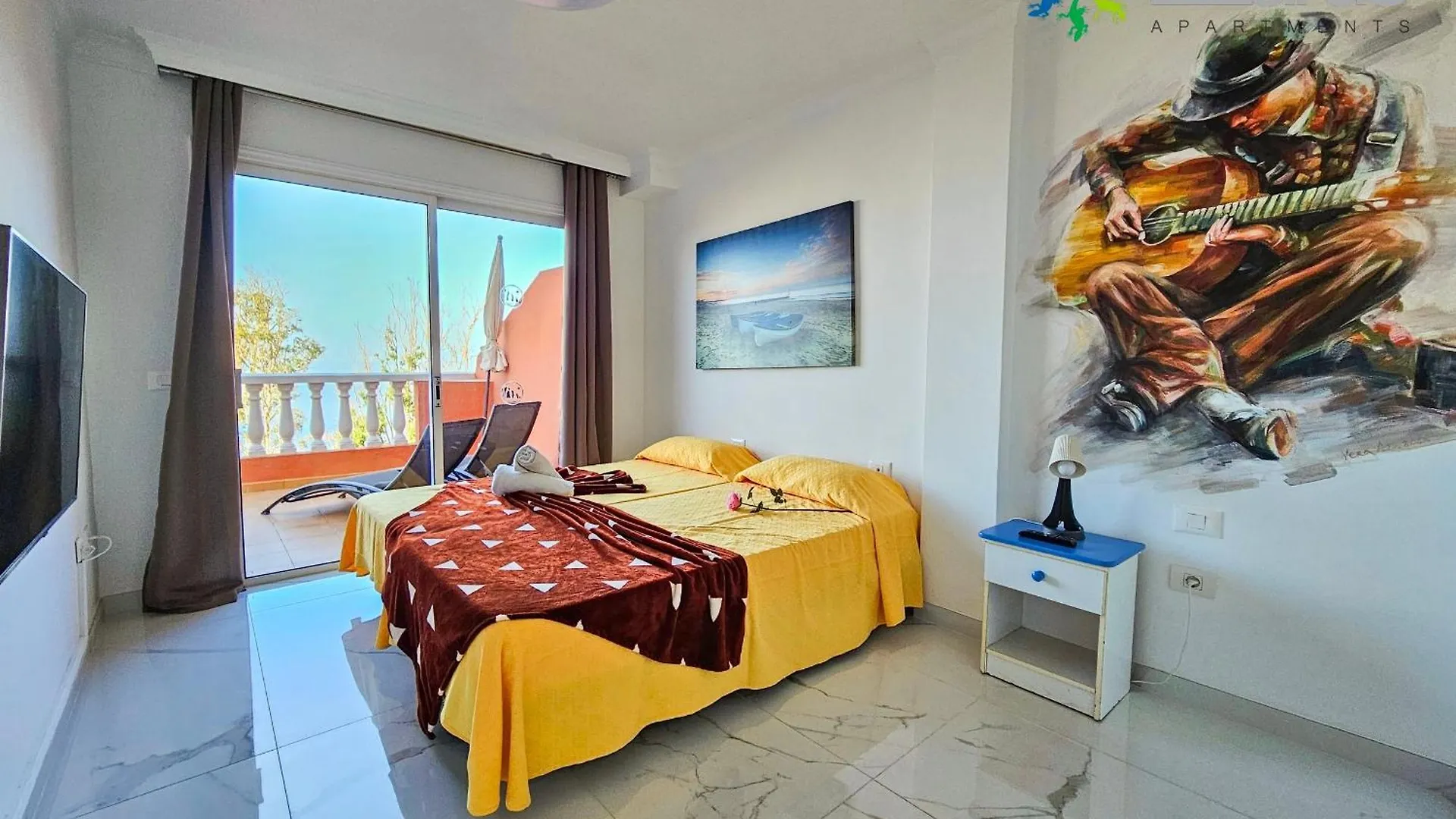 7Lizards - Ocean View Apartments Puerto de Santiago  Apartahotel